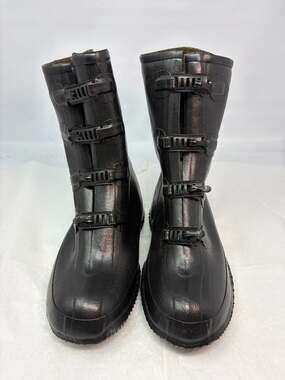 Vintage B.F. Goodrich Zipperless 4 Buckle Rubber Rain Overshoes Galoshes kids 1
